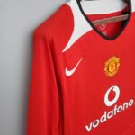 Camisola Manchester United Home 2004-2005 Manga Longa - Imagem 2