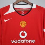 Camisola Manchester United Home 2004-2005 Manga Longa - Imagem 3