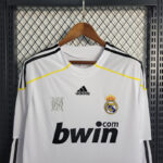 Camisola Real Madrid Home 2009-2010 Manga Longa - Imagem 3