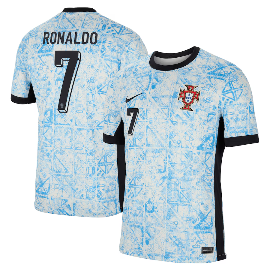 mens-nike-cristiano-ronaldo-cream-portugal-national-team-2024-away-replica-jersey_ss5_p-201401524-pv Camisola Nike Portugal Away 2024-25 - Imagem 1